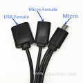 Micro USB Female Connecting Power Cables